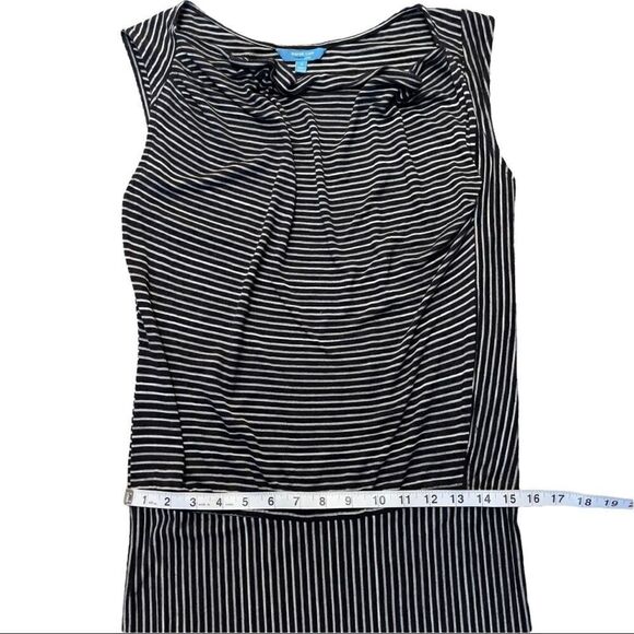 Derek Lam Striped Drape Jersey Dress SMALL - Picture 11 of 15